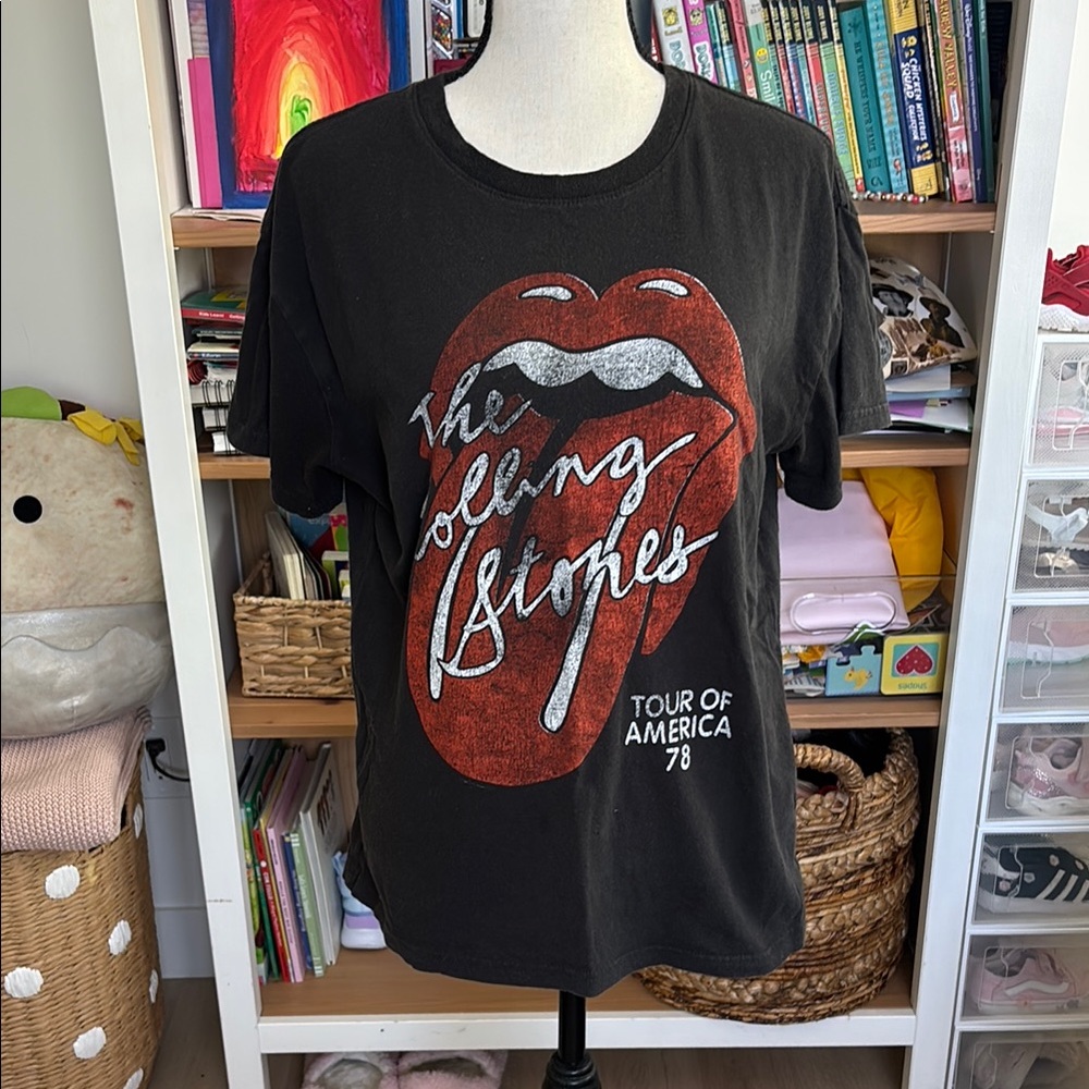 The Rolling Stones Black and Red Kids Shirt